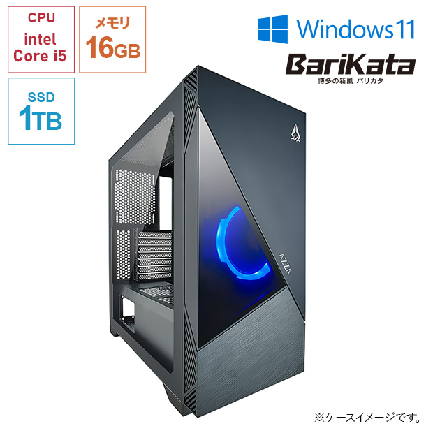 ＜新生活PC＞【BariKata Gaming】BTO ゲーミングデスクトップ（OG-I513500A1H1TTNVM3050）