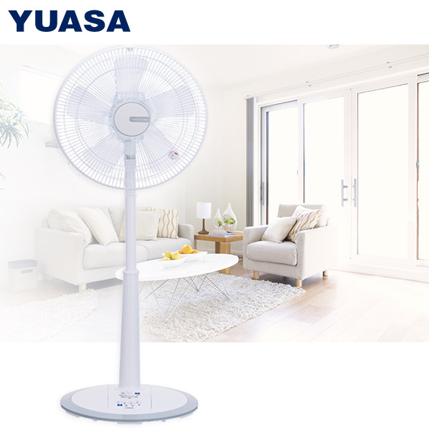 新品 送料無料 リビング 扇風機 ユアサ YUASA デザイン ホワイト 送料込 通販