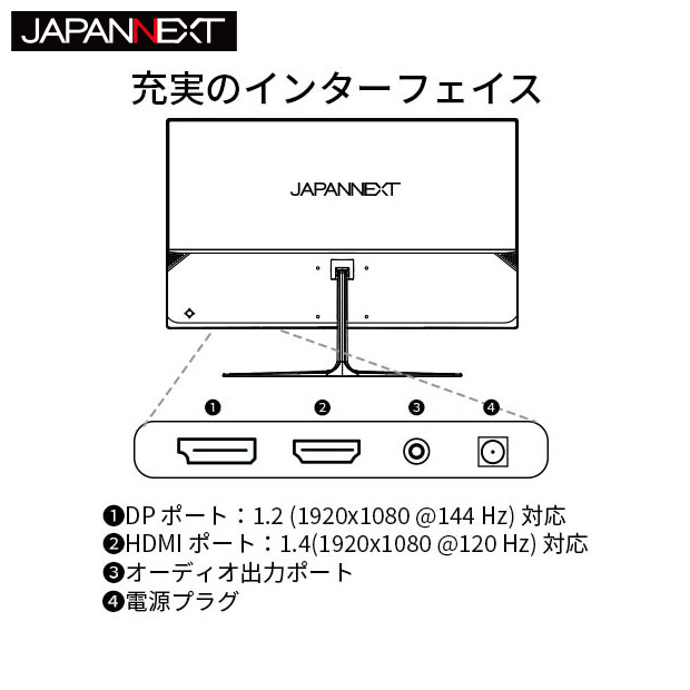 BBIQ特選ショップ / 【JAPANNEXT】21.5型 ゲーミング液晶ディスプレイ