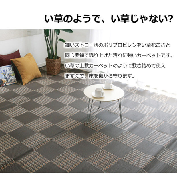 最新の激安 約261×352cm ブラウン江戸間6畳 PPカーペット 洗える 日本製 - カーペット - hlt.no